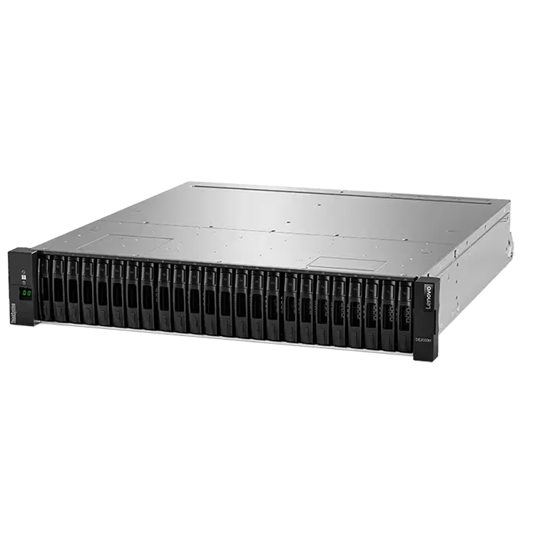 Matriz flash híbrida ThinkSystem DE2000H 2U24 SFF